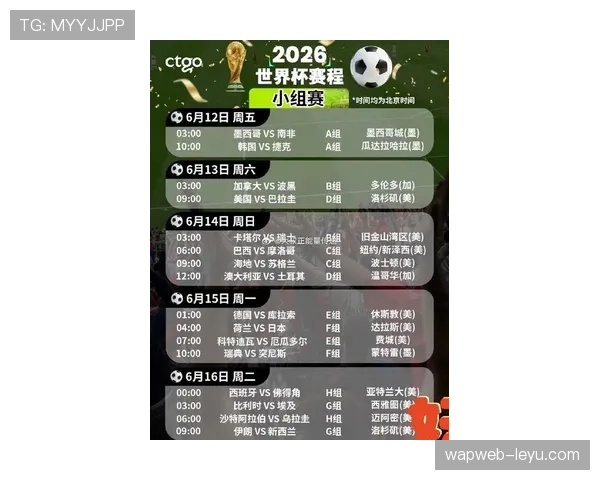 瑞士2026世界杯赛程前瞻：小组赛突围关键战与潜在淘汰赛对手分析